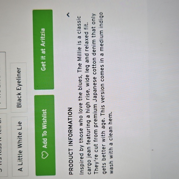 DENIM FORUM: The 90s Millie Rise Cargo Jean - Picture 4 of 8